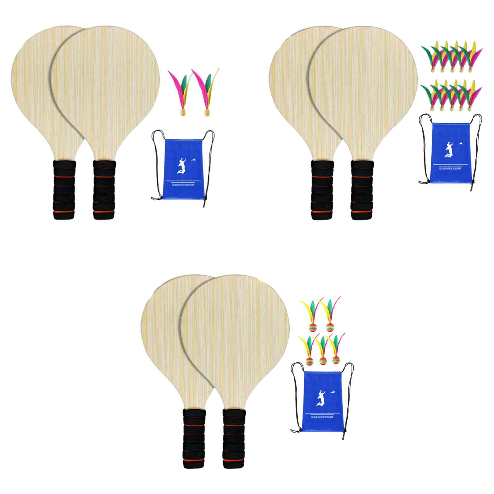 Набор из 2 деревянных ракеток  – обзор и цена Badminton Set Garden