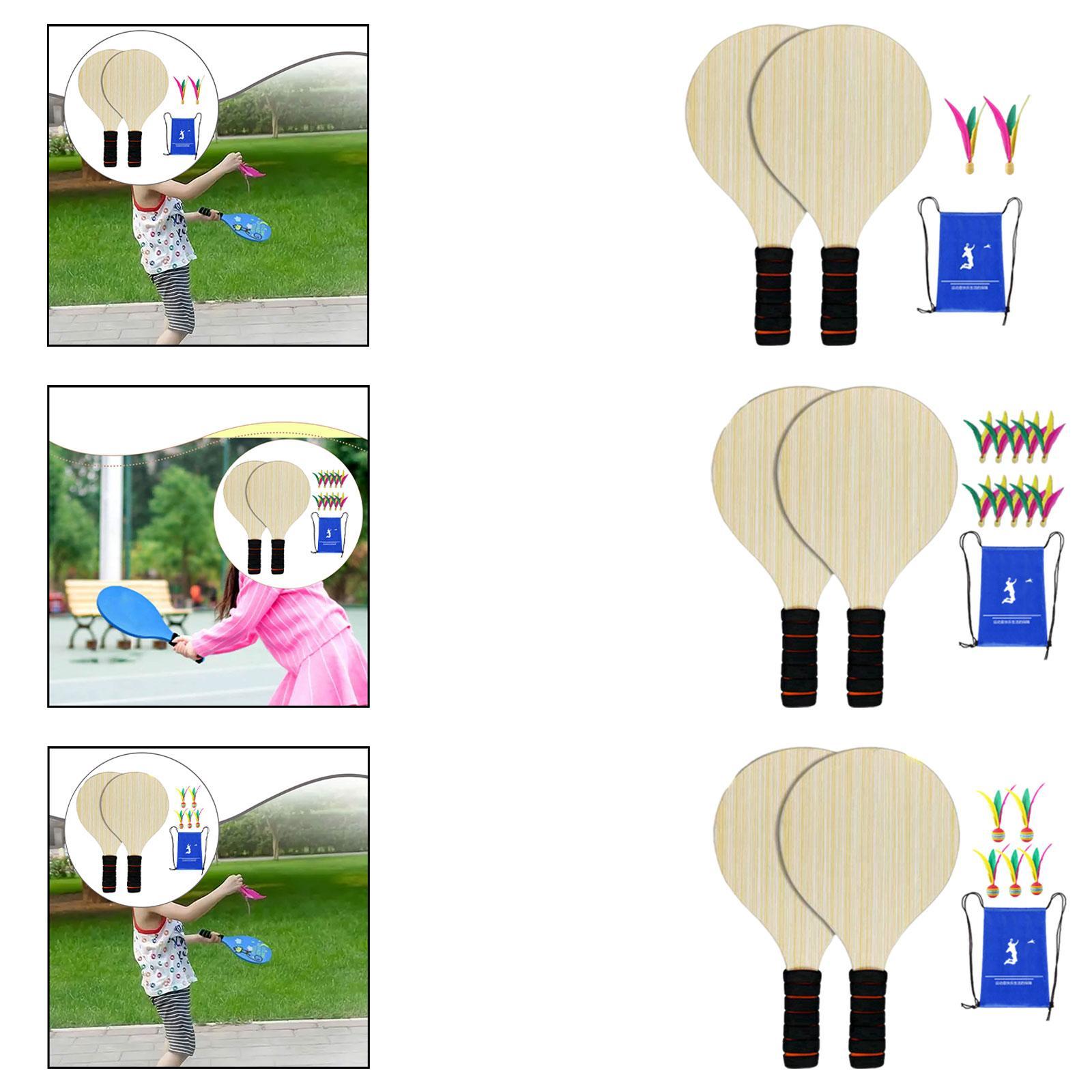 Набор из 2 деревянных ракеток  – обзор и цена Badminton Set Garden