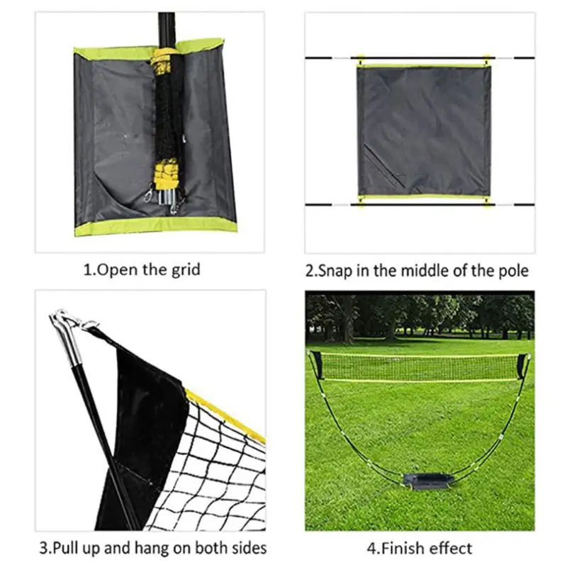 Складная сетка для бадминтона, – обзор и цена Badminton Set Garden